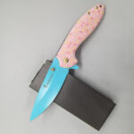 Navaja Táctica Browning Rosa Camping Supervivencia Con Clip