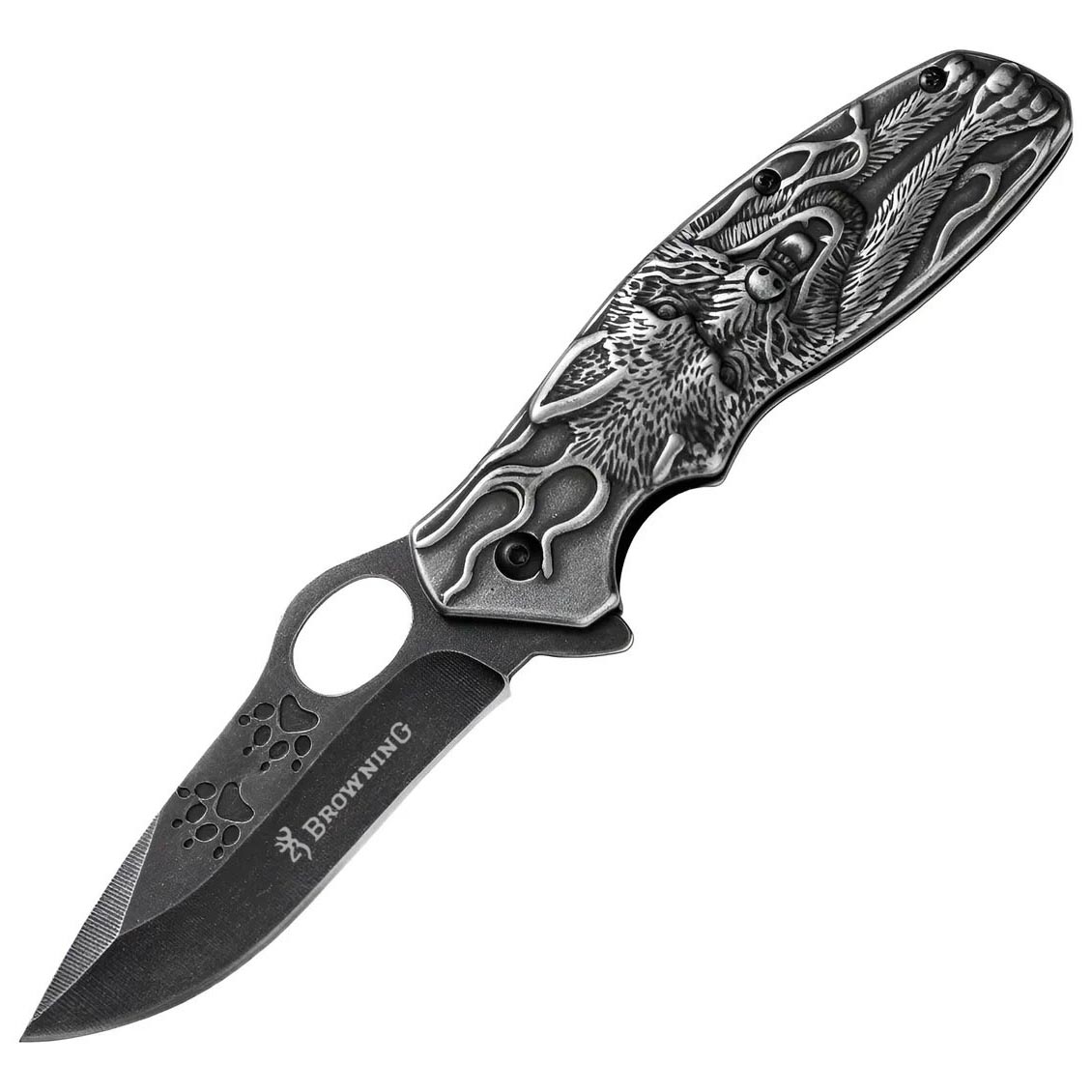 Cuchillo-de-exteriores-1-28.jpg Navaja Táctica Browning Lobo Camping Supervivencia Caza - Imagen 1