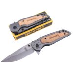 Navaja Táctica Browning X38 Supervivencia Cacería Camping Beige