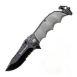 Navaja Táctica Browning Caballería Cuchillos Camping Militar Semi-dentado