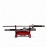 Espada China Tang Dao Nube Negra - Estructura Integral Full-Tang - Pieza de Colección de Alta Calidad